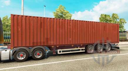 Auflieger-container-truck für Euro Truck Simulator 2