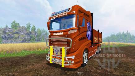 Scania R1000 [flatbed] pour Farming Simulator 2015