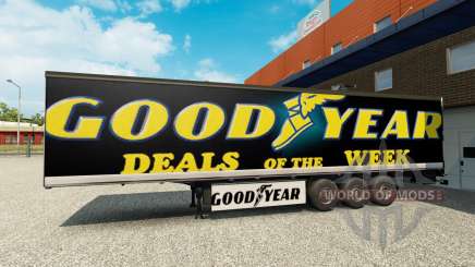 Haut Goodyear auf dem Anhänger für Euro Truck Simulator 2