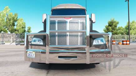 Pare-chocs en Chrome sur le Peterbilt 579 pour American Truck Simulator