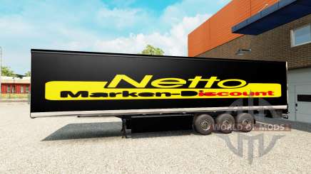 Haut Netto auf dem Anhänger für Euro Truck Simulator 2
