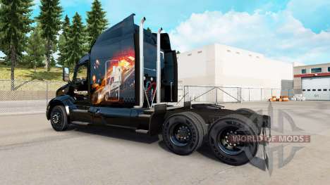 La peau Du Transporteur pour camion Peterbilt pour American Truck Simulator
