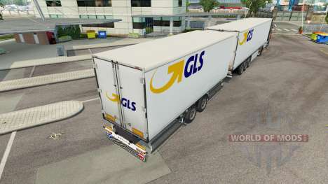 Semi-remorques Krone Gigaliner [GLS] pour Euro Truck Simulator 2