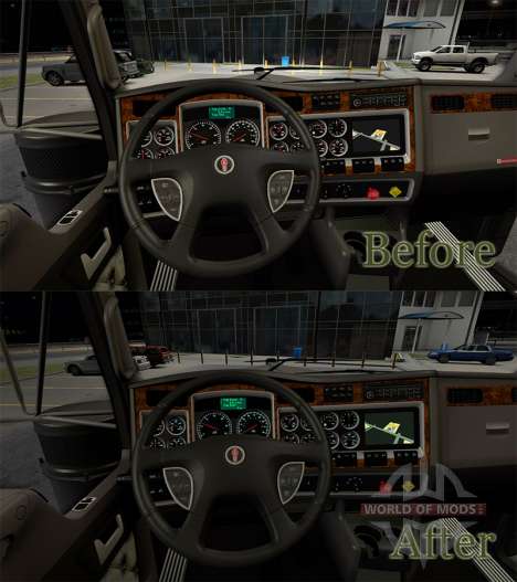 Instrument de la couleur d'éclairage de l'eau de pour American Truck Simulator
