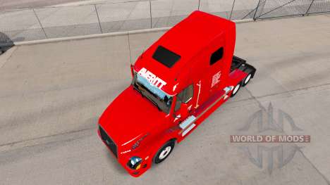 Haut Averitt Express Sattelzugmaschine Volvo VNL für American Truck Simulator