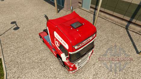 La peau Kloster sur tracteur Scania pour Euro Truck Simulator 2