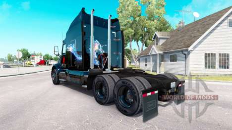 Skin Bitdefender tractor Peterbilt pour American Truck Simulator