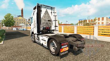 Wayang peau pour Volvo camion pour Euro Truck Simulator 2