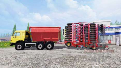 KamAZ-54115 mit loader pflanzerinnen und Pflanze für Farming Simulator 2015