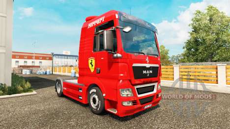 Haut-Ferrari-MANN auf einem Traktor für Euro Truck Simulator 2