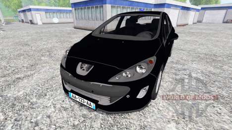 Peugeot 308 [unmarked police] pour Farming Simulator 2015
