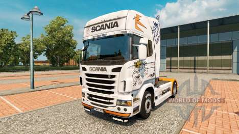 De la peau pour Scania R2009 camion Scania pour Euro Truck Simulator 2