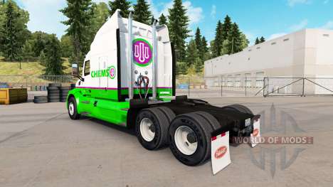 Chemso skin für den truck Peterbilt für American Truck Simulator
