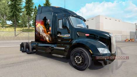 La peau Du Transporteur pour camion Peterbilt pour American Truck Simulator