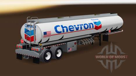 Haut Chevron fuel semi-trailer für American Truck Simulator