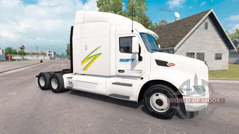 Swift skin für den truck Peterbilt für American Truck Simulator
