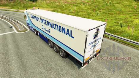 Caffrey International skin für Scania-LKW für Euro Truck Simulator 2