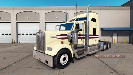 Crème pour la peau sur le camion Kenworth W900 pour American Truck Simulator