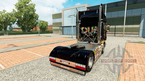 La peau Autocollant Bombe sur camion Scania pour Euro Truck Simulator 2