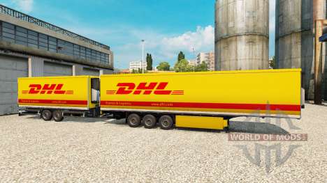 Semi-remorques Krone Gigaliner [DHL] pour Euro Truck Simulator 2