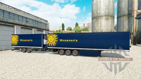 Semi-Trailers Krone Gigaliner [Waberers] für Euro Truck Simulator 2