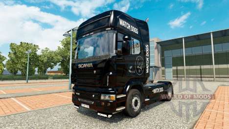 Watch Dogs-skin für den Scania truck für Euro Truck Simulator 2