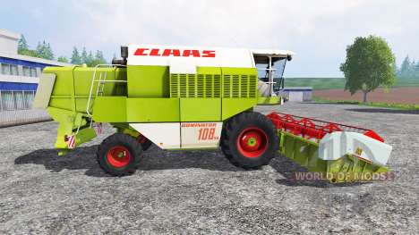 CLAAS Dominator 108SL [advanced] pour Farming Simulator 2015