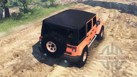 Jeep Wrangler Unlimited für Spin Tires