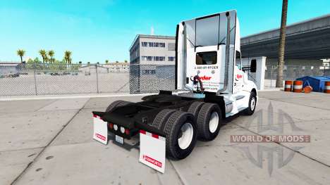 La peau sur Ryder camion Kenworth pour American Truck Simulator