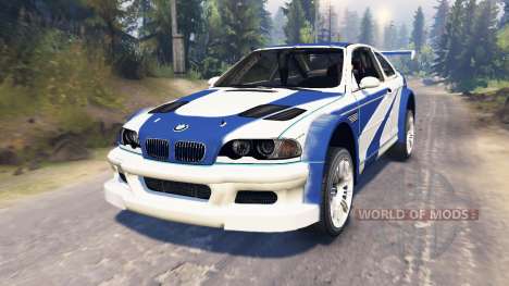 BMW M3 (E46) GTR [Most Wanted] für Spin Tires