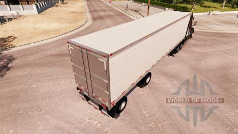 Biaxiale frigorifique semi-remorque pour American Truck Simulator