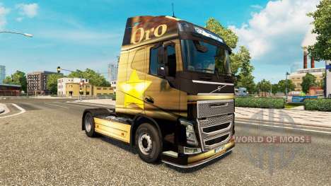 Oro de la peau pour Volvo camion pour Euro Truck Simulator 2