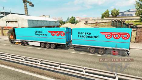 Auflieger Krone Gigaliner [Dänisch Fragtmaend] für Euro Truck Simulator 2