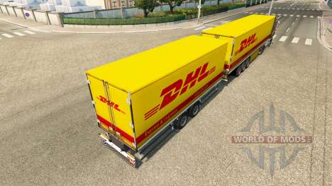 Semi-remorques Krone Gigaliner [DHL] pour Euro Truck Simulator 2