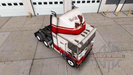 Skin Silver Eagle truck Freightliner FLB für American Truck Simulator