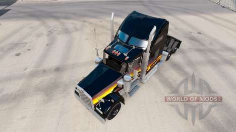 La peau Coucher de soleil sur le camion Kenworth pour American Truck Simulator