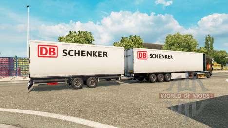 Semi-remorque Krone méga-camions [DB Schenker] pour Euro Truck Simulator 2
