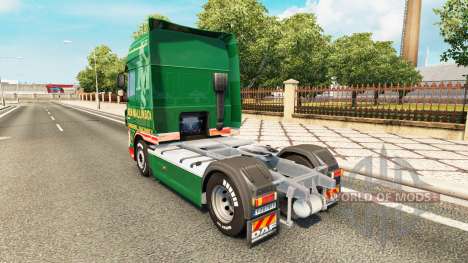 Ken Mallinson skin for DAF truck für Euro Truck Simulator 2