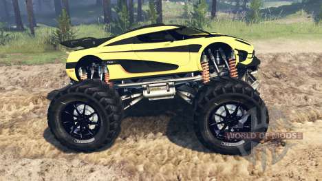 Koenigsegg One:1 Monster v2.0 für Spin Tires