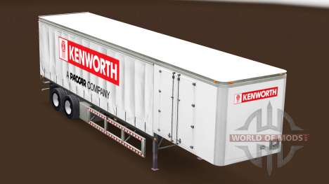 Rideau semi-remorque Kenworth pour American Truck Simulator