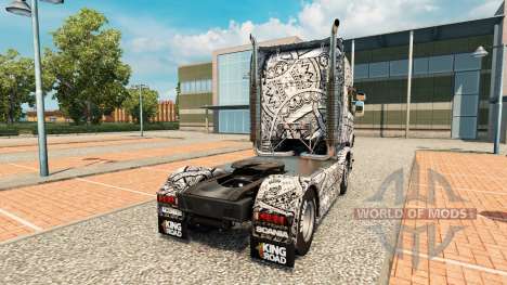 Batik Indonesien-skin für den Scania truck für Euro Truck Simulator 2