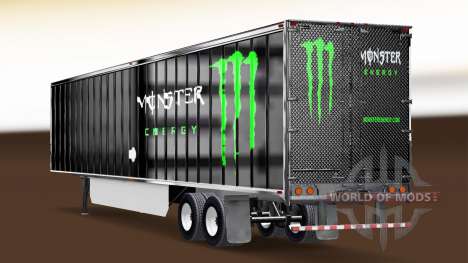 Skin Monster Energy für semi für American Truck Simulator