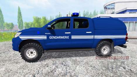 Toyota Hilux [gendarmerie] für Farming Simulator 2015