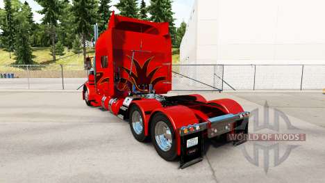 Die Haut der Orange Karte für den truck-Peterbil für American Truck Simulator