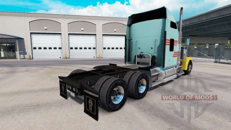 La peau Z Rayure Multicolore camion Kenworth W90 pour American Truck Simulator
