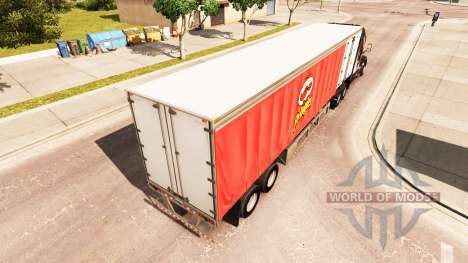 Rideau semi-remorque Pringles pour American Truck Simulator