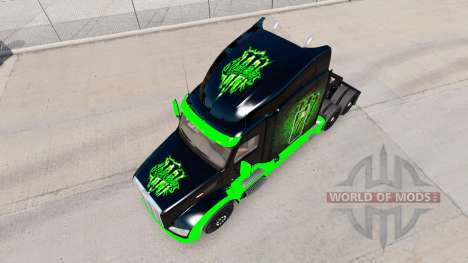 Monster Energy skin für den truck Peterbilt für American Truck Simulator