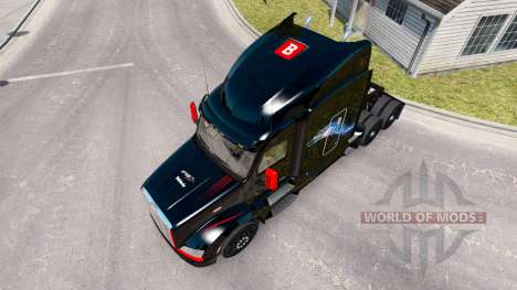 Skin Bitdefender tractor Peterbilt pour American Truck Simulator