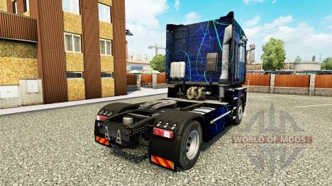La peau de la Fumée Bleue sur tracteur Renault pour Euro Truck Simulator 2