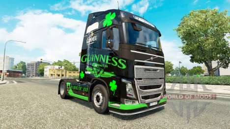 Guinness-skin für den Volvo truck für Euro Truck Simulator 2